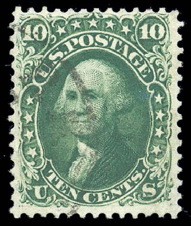 Price of US Stamp Scott Catalogue # 62B - 1861 10c Washington. Matthew Bennett International, Sep 2010, Sale 331, Lot 401