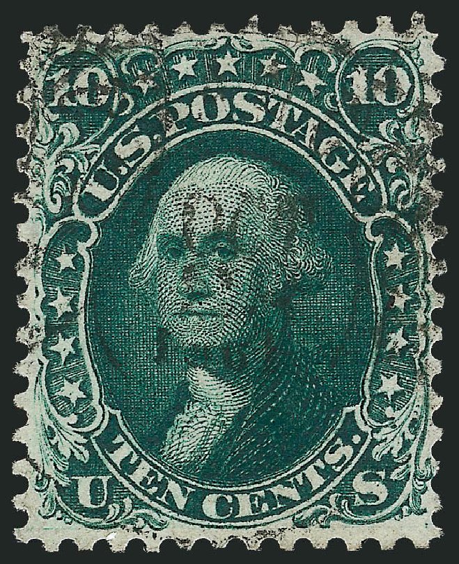 Costs of US Stamp Scott Catalog 62B - 10c 1861 Washington. Robert Siegel Auction Galleries, Jul 2013, Sale 1050, Lot 184