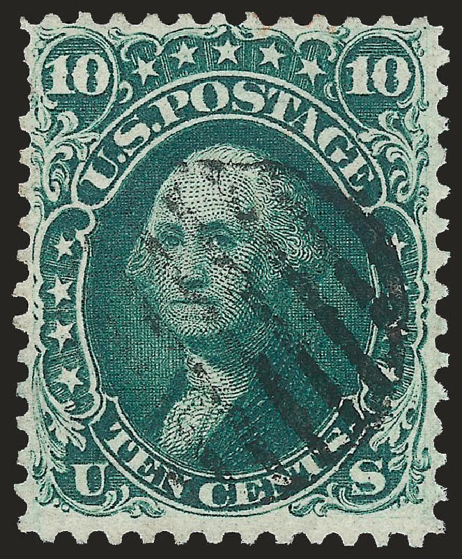 US Stamp Prices Scott Catalogue # 62B - 10c 1861 Washington. Robert Siegel Auction Galleries, Apr 2010, Sale 984, Lot 264