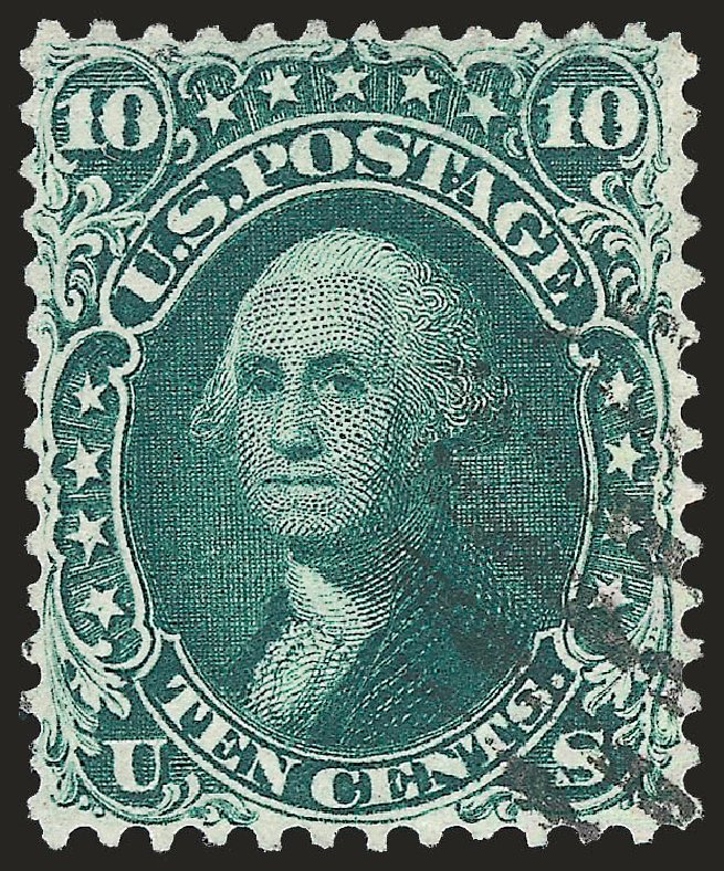 Cost of US Stamp Scott # 62B: 10c 1861 Washington. Robert Siegel Auction Galleries, Jun 2009, Sale 975, Lot 1242