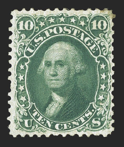 Price of US Stamp Scott Catalog #62B: 10c 1861 Washington. Spink Shreves Galleries, Nov 2012, Sale 141, Lot 42