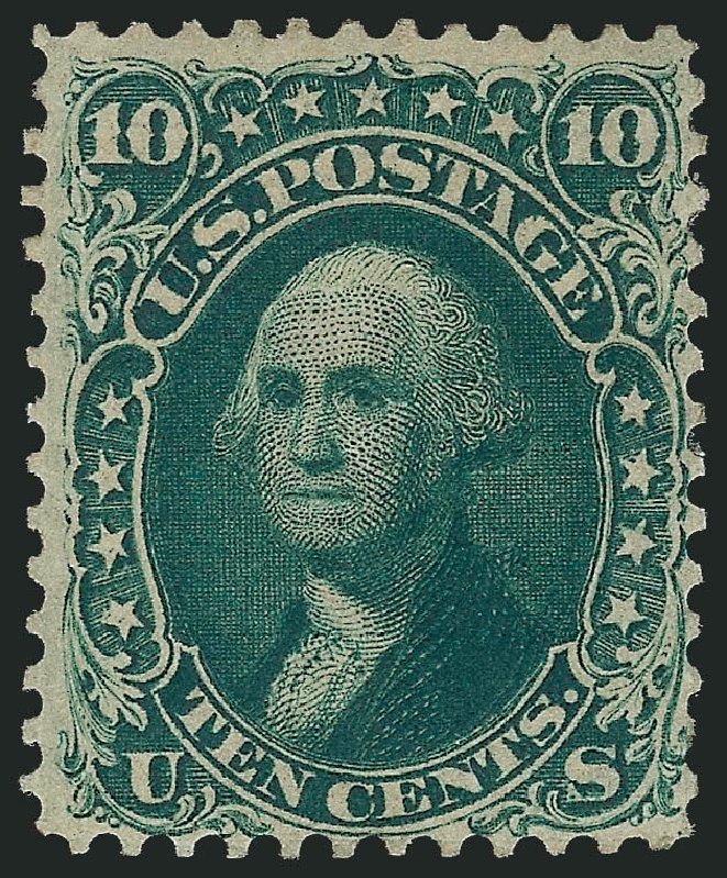 Prices of US Stamps Scott Catalogue #62B: 10c 1861 Washington. Robert Siegel Auction Galleries, Nov 2013, Sale 1057, Lot 616