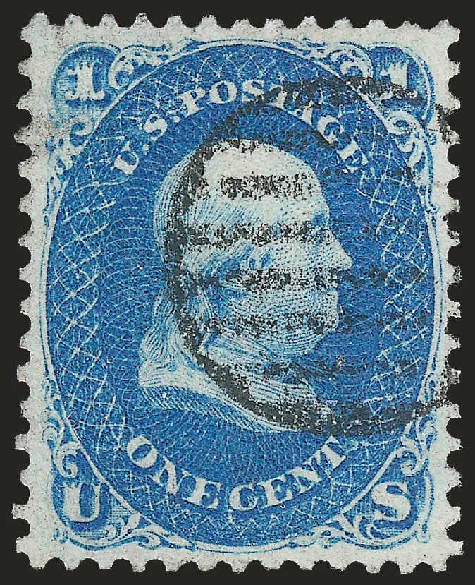 Price of US Stamp Scott Catalogue # 63: 1861 1c Franklin. Robert Siegel Auction Galleries, Jun 2009, Sale 975, Lot 1247