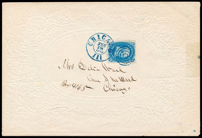 Cost of US Stamp Scott Catalog #63 - 1861 1c Franklin. Schuyler J. Rumsey Philatelic Auctions, Apr 2015, Sale 60, Lot 1648