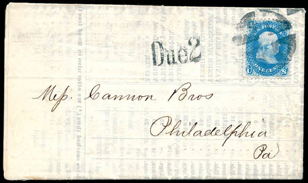 Price of US Stamp Scott Cat. #63: 1c 1861 Franklin. Schuyler J. Rumsey Philatelic Auctions, Apr 2015, Sale 60, Lot 1560