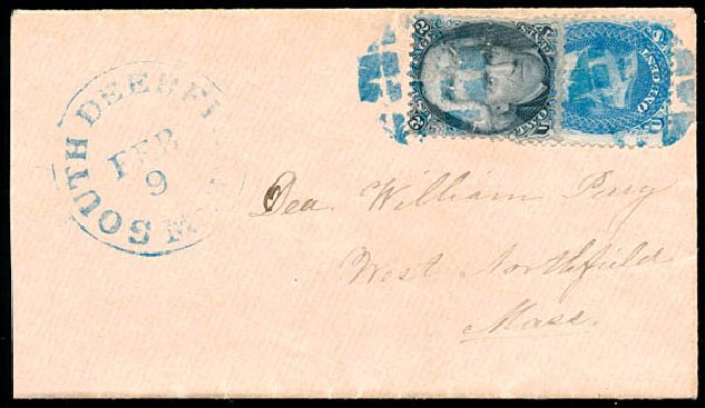 Cost of US Stamps Scott Catalog # 63 - 1861 1c Franklin. Schuyler J. Rumsey Philatelic Auctions, Apr 2015, Sale 60, Lot 1610