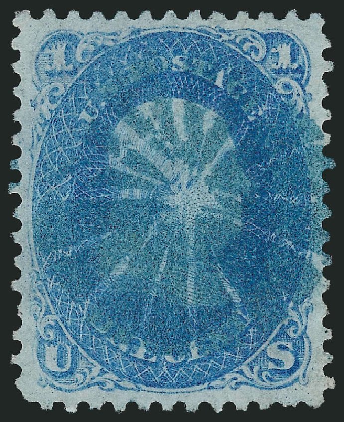 US Stamps Price Scott Catalog #63: 1861 1c Franklin. Robert Siegel Auction Galleries, Dec 2011, Sale 1017, Lot 520