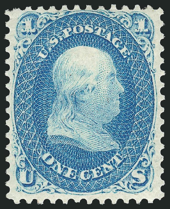 Costs of US Stamp Scott Catalog # 63: 1861 1c Franklin. Robert Siegel Auction Galleries, Oct 2008, Sale 963, Lot 490