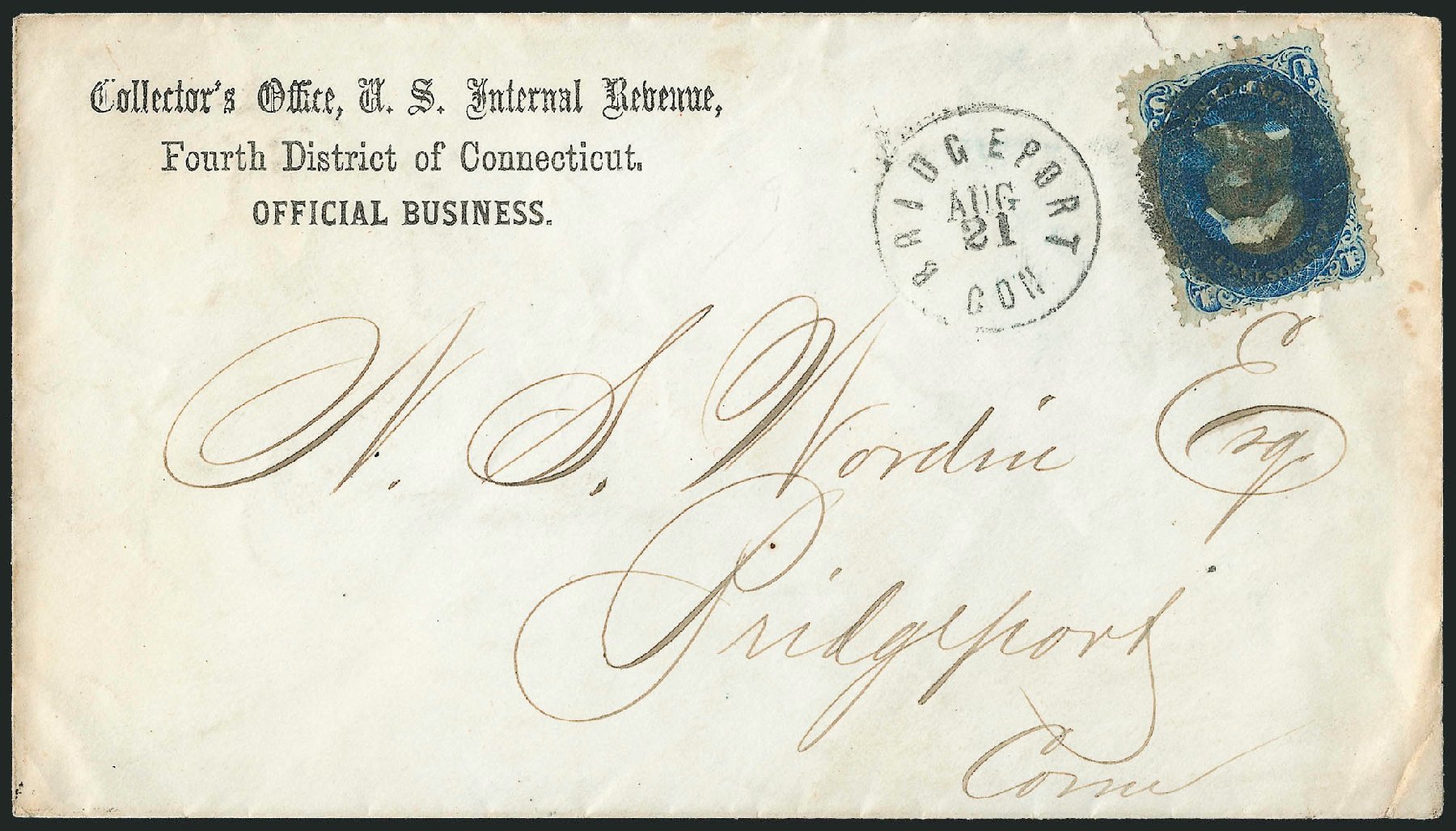 US Stamp Prices Scott Cat. #63 - 1c 1861 Franklin. Robert Siegel Auction Galleries, Sep 2010, Sale 993, Lot 410