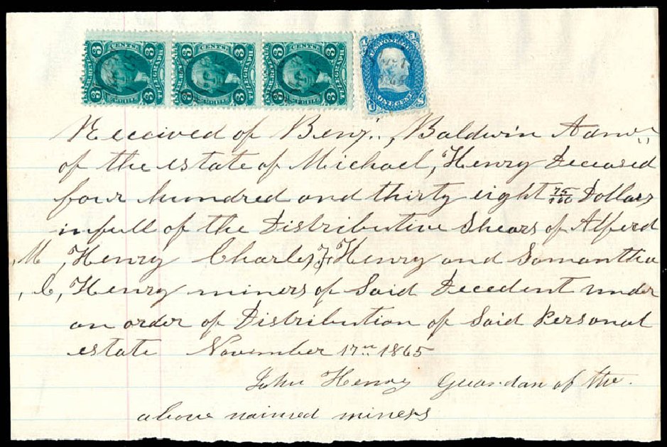 Values of US Stamps Scott # 63: 1861 1c Franklin. Schuyler J. Rumsey Philatelic Auctions, Apr 2015, Sale 60, Lot 1681