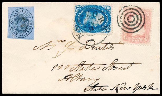 Value of US Stamps Scott Catalog #63 - 1c 1861 Franklin. Schuyler J. Rumsey Philatelic Auctions, Apr 2015, Sale 60, Lot 1674