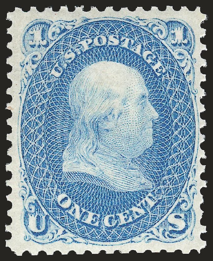 Price of US Stamp Scott #63 - 1861 1c Franklin. Robert Siegel Auction Galleries, Apr 2009, Sale 972, Lot 3064