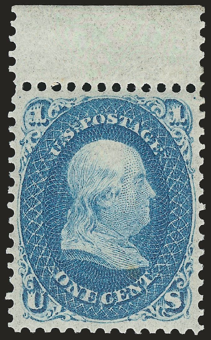 Values of US Stamps Scott Cat. # 63: 1c 1861 Franklin. Robert Siegel Auction Galleries, Jun 2009, Sale 975, Lot 1244