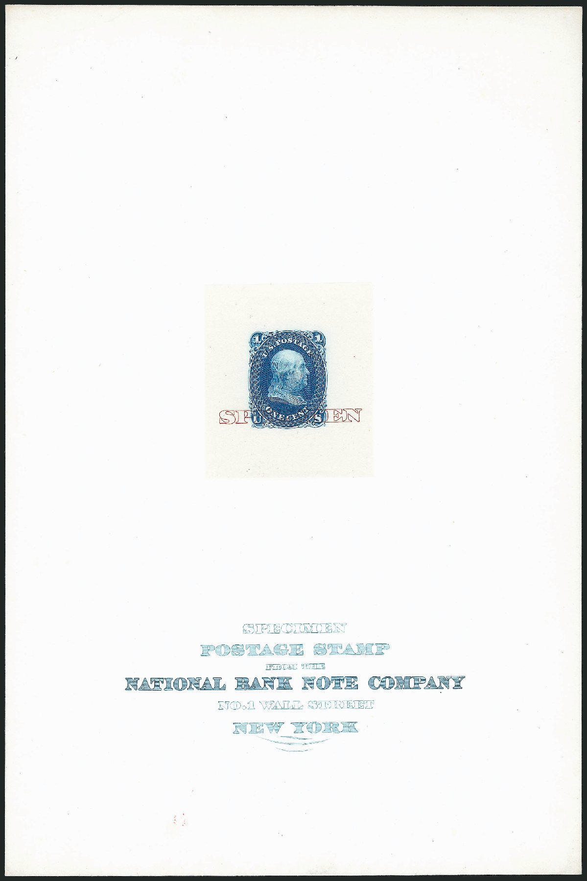 Costs of US Stamp Scott 63: 1c 1861 Franklin. Robert Siegel Auction Galleries, Dec 2012, Sale 1037, Lot 1065