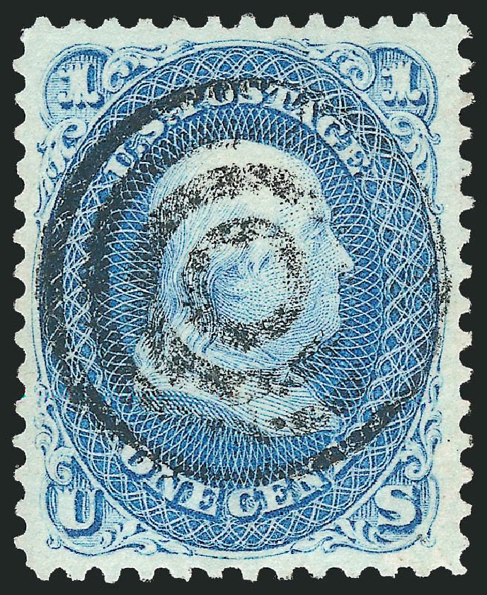 Cost of US Stamps Scott 63: 1c 1861 Franklin. Robert Siegel Auction Galleries, Dec 2009, Sale 982, Lot 5185