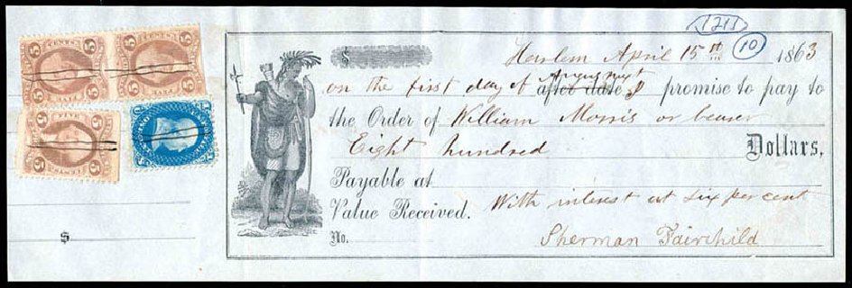 Values of US Stamps Scott # 63 - 1c 1861 Franklin. Schuyler J. Rumsey Philatelic Auctions, Apr 2015, Sale 60, Lot 1682