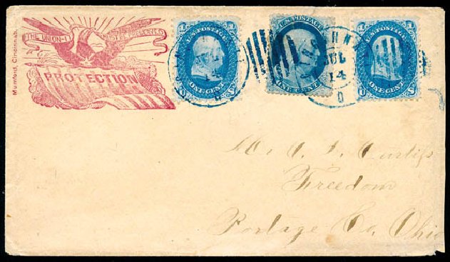 Cost of US Stamps Scott Catalogue # 63 - 1c 1861 Franklin. Schuyler J. Rumsey Philatelic Auctions, Apr 2015, Sale 60, Lot 1763