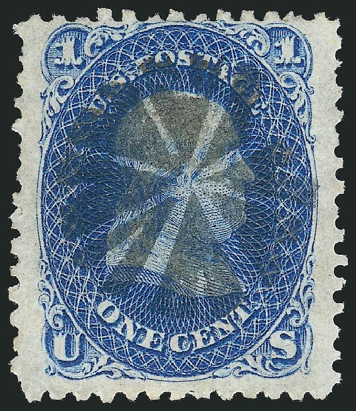 Prices of US Stamp Scott Catalog #63: 1c 1861 Franklin. Robert Siegel Auction Galleries, Dec 2013, Sale 1062, Lot 176