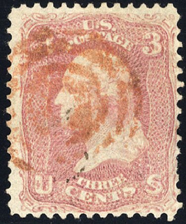 US Stamp Price Scott Cat. # 64 - 3c 1861 Washington. Cherrystone Auctions, Jan 2009, Sale 200901, Lot 77