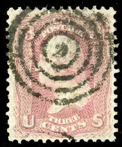 Cost of US Stamps Scott Catalog # 64 - 1861 3c Washington. Matthew Bennett International, Sep 2011, Sale 338, Lot 1728