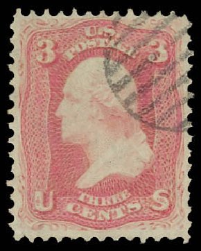 Price of US Stamp Scott Catalog #64 - 3c 1861 Washington. Daniel Kelleher Auctions, Aug 2012, Sale 631, Lot 758