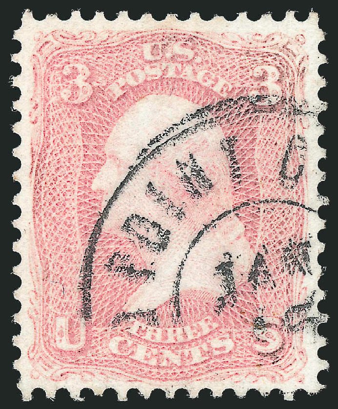 US Stamps Values Scott Cat. # 64 - 3c 1861 Washington. Robert Siegel Auction Galleries, Oct 2012, Sale 1032, Lot 3109