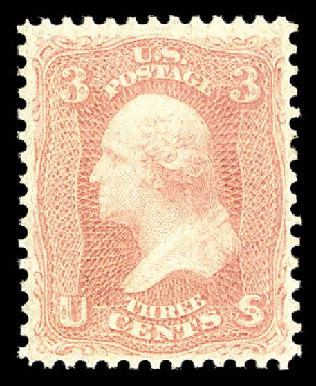 Costs of US Stamps Scott Catalog 64: 3c 1861 Washington. Matthew Bennett International, Sep 2012, Sale 345, Lot 90