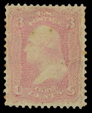 Cost of US Stamps Scott #64: 3c 1861 Washington. Daniel Kelleher Auctions, Jul 2011, Sale 625, Lot 704