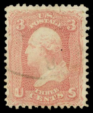 Cost of US Stamps Scott #64: 3c 1861 Washington. Daniel Kelleher Auctions, Oct 2014, Sale 660, Lot 2084