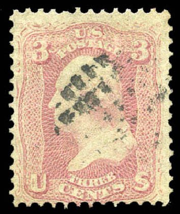 Cost of US Stamp Scott Catalog #64 - 3c 1861 Washington. Matthew Bennett International, Mar 2011, Sale 337, Lot 2515
