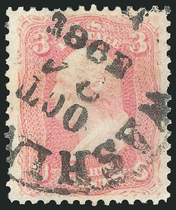 Prices of US Stamp Scott #64 - 1861 3c Washington. Robert Siegel Auction Galleries, Nov 2012, Sale 1034, Lot 75