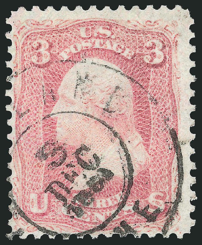 Values of US Stamp Scott 64 - 1861 3c Washington. Robert Siegel Auction Galleries, Dec 2008, Sale 964, Lot 305