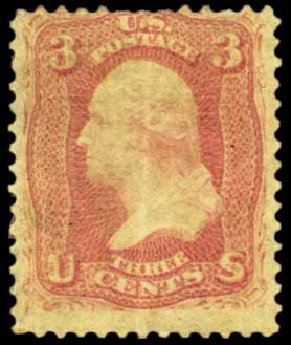 US Stamps Prices Scott Catalogue # 64: 3c 1861 Washington. Harmer-Schau Auction Galleries, Feb 2012, Sale 92, Lot 852