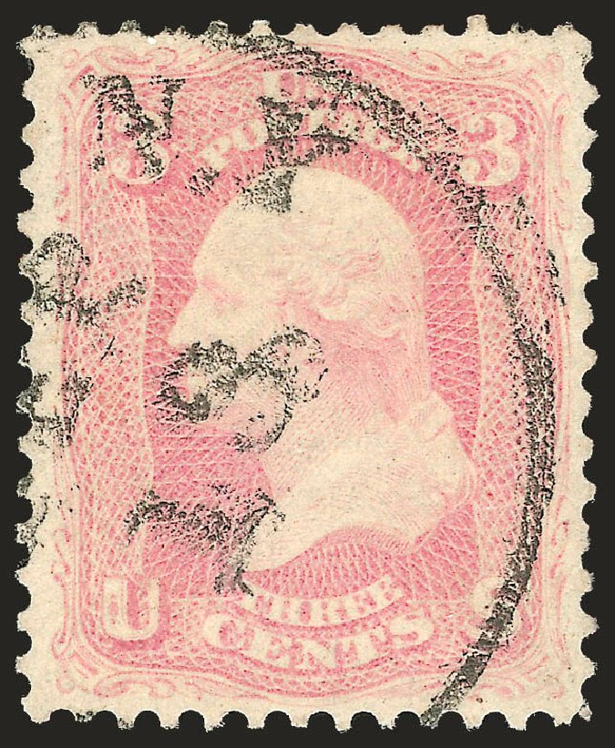 Costs of US Stamps Scott Cat. #64 - 1861 3c Washington. Robert Siegel Auction Galleries, Sep 2009, Sale 976, Lot 1313