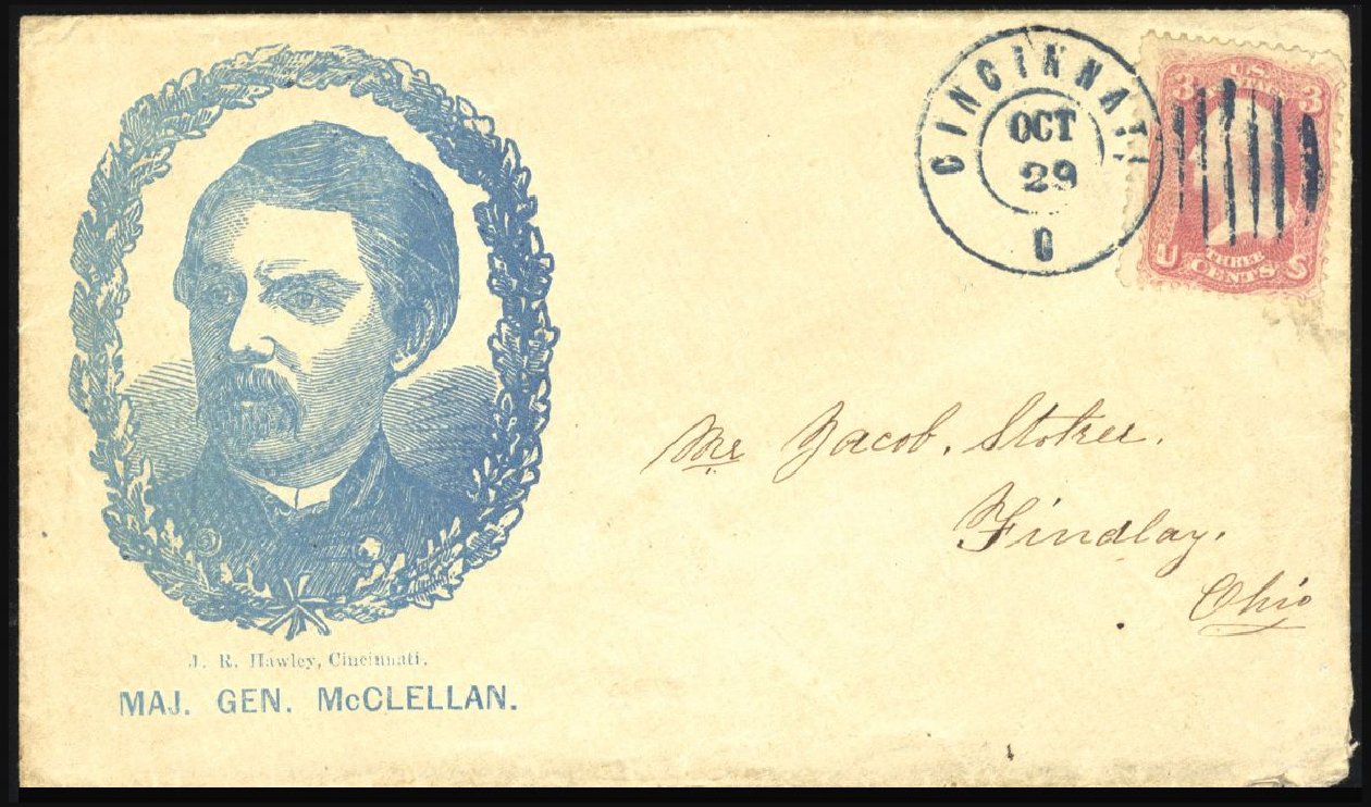 US Stamp Values Scott 64: 1861 3c Washington. Cherrystone Auctions, Mar 2008, Sale 200803, Lot 96