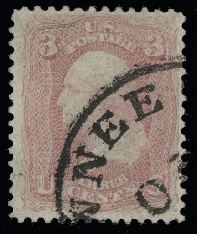 Cost of US Stamp Scott Catalogue #64 - 3c 1861 Washington. Spink Shreves Galleries, Aug 2013, Sale 144, Lot 126