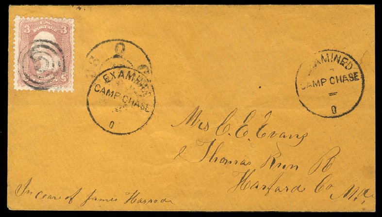 Cost of US Stamps Scott # 65 - 1861 3c Washington. Cherrystone Auctions, Jul 2009, Sale 200907, Lot 127