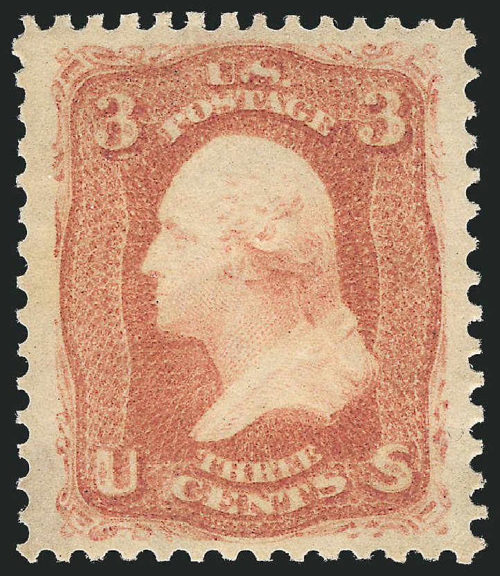 US Stamp Value Scott Catalogue # 65: 3c 1861 Washington. Robert Siegel Auction Galleries, Mar 2011, Sale 1007, Lot 2197
