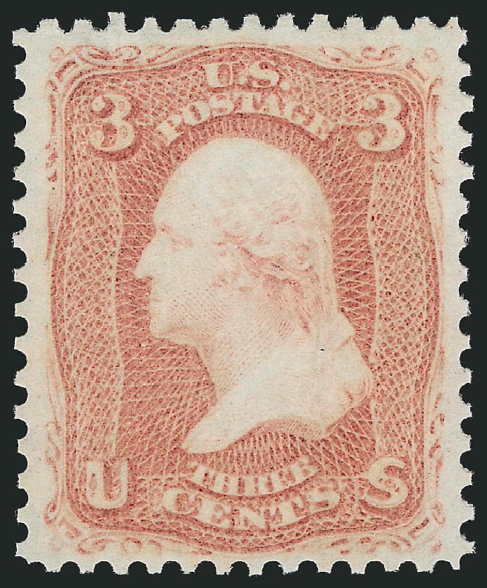 Price of US Stamps Scott Catalogue #65 - 3c 1861 Washington. Robert Siegel Auction Galleries, Nov 2013, Sale 1061, Lot 3467