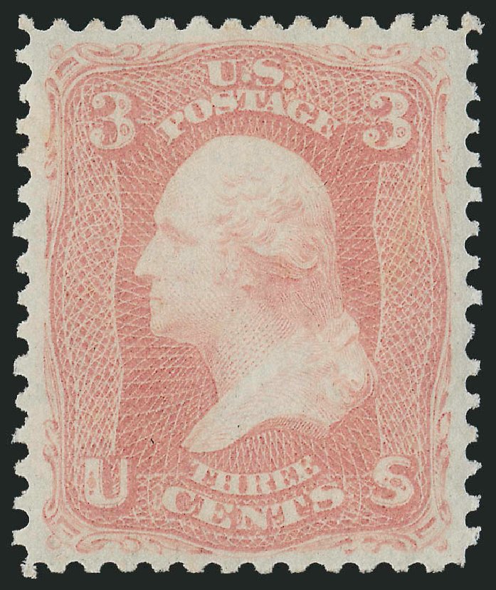 Cost of US Stamps Scott Cat. 65 - 1861 3c Washington. Robert Siegel Auction Galleries, Dec 2009, Sale 978, Lot 1017
