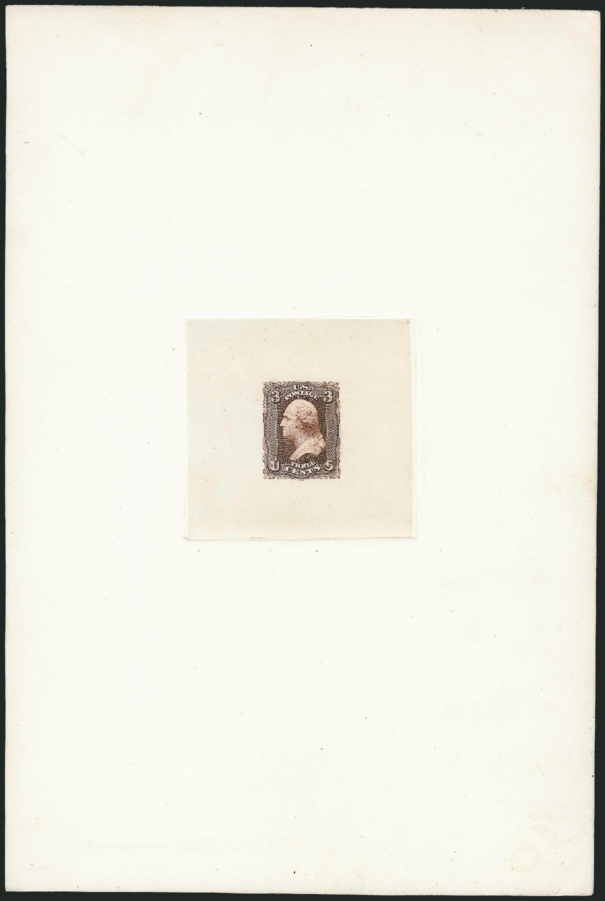 US Stamps Values Scott Cat. # 65: 3c 1861 Washington. Robert Siegel Auction Galleries, Dec 2012, Sale 1037, Lot 1068