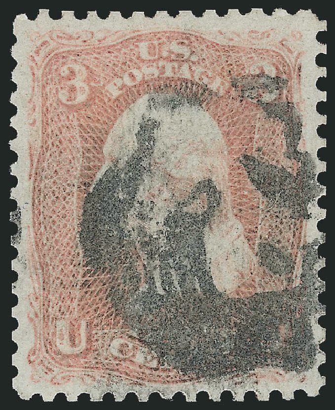 Price of US Stamp Scott Cat. 65 - 1861 3c Washington. Robert Siegel Auction Galleries, Sep 2009, Sale 976, Lot 1318