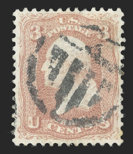 Cost of US Stamps Scott Catalog #65: 3c 1861 Washington. Spink Shreves Galleries, Jul 2012, Sale 140, Lot 108