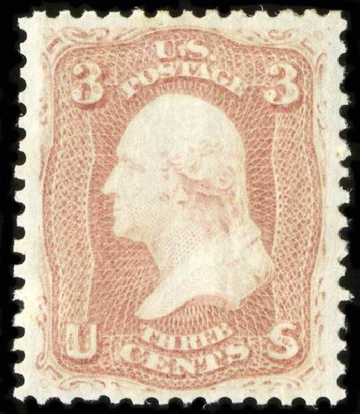 Costs of US Stamp Scott 65 - 1861 3c Washington. Spink Shreves Galleries, Jul 2015, Sale 151, Lot 68