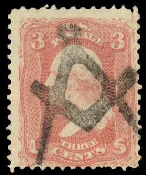 Prices of US Stamp Scott Cat. # 65 - 3c 1861 Washington. Daniel Kelleher Auctions, May 2015, Sale 669, Lot 2499