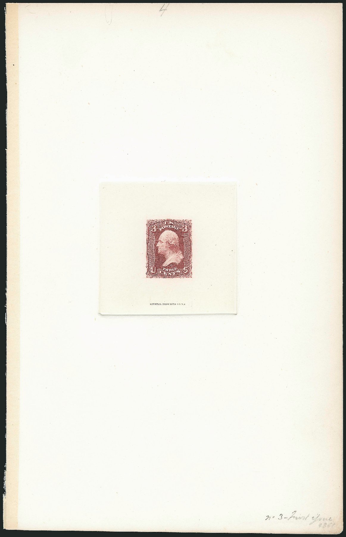 Value of US Stamps Scott # 65: 1861 3c Washington. Robert Siegel Auction Galleries, Dec 2012, Sale 1037, Lot 1069