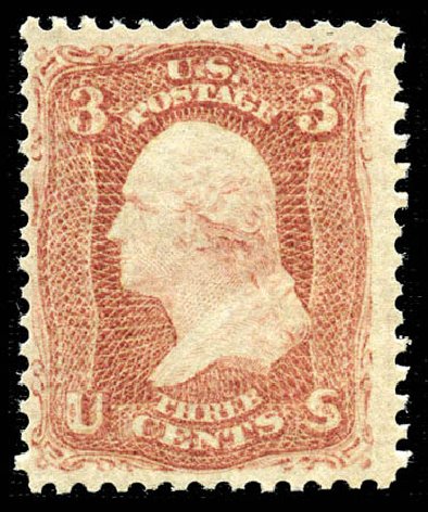 Value of US Stamps Scott # 65 - 3c 1861 Washington. Matthew Bennett International, Feb 2012, Sale 340, Lot 160