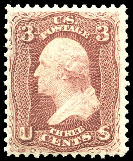 Price of US Stamp Scott Catalog #65 - 1861 3c Washington. Matthew Bennett International, May 2014, Sale 350, Lot 110
