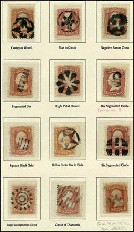 Costs of US Stamp Scott # 65 - 1861 3c Washington. Harmer-Schau Auction Galleries, Feb 2012, Sale 92, Lot 860