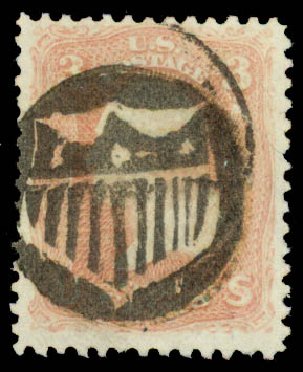 US Stamp Price Scott Cat. 65 - 1861 3c Washington. Daniel Kelleher Auctions, May 2015, Sale 669, Lot 2500